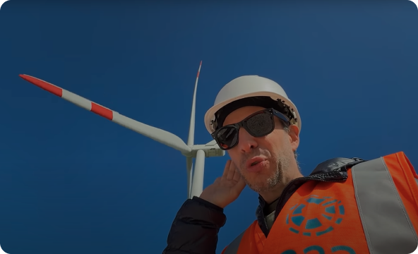 L'anteprima di un video in cui Andrea Galeazzi visita una centrale idroelettrica