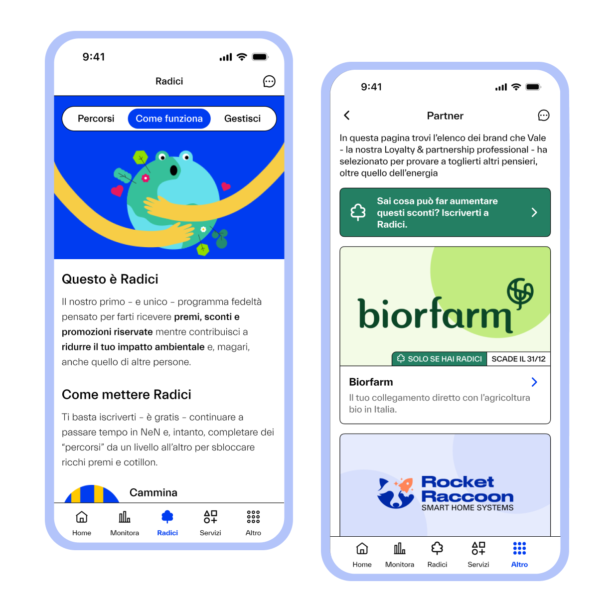 Un'immagine della sezione "Azzera la tua rata" della nostra app: mostra il funzionamento del cos