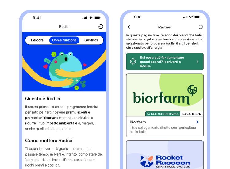 Un'immagine della sezione "Azzera la tua rata" della nostra app: mostra il funzionamento del cos